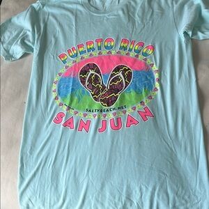 Kids Light Blue Puerto Rico T-Shirt